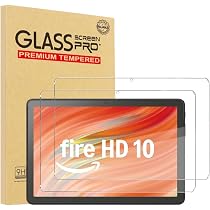 Amazon | 【2枚セッ】For Amazon Fire HD 10 フィルム YILLIONS 強化